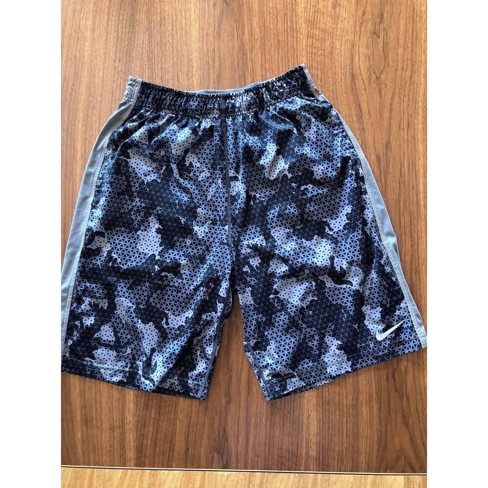 Nike Mens Basketball Athletic Shorts Size Small Camo Dri-Fit Pockets Drawstring